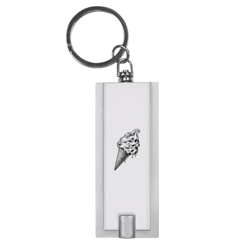 Azeeda 'Dripping Ice Cream' LED Keyring Torch (KT00053450)