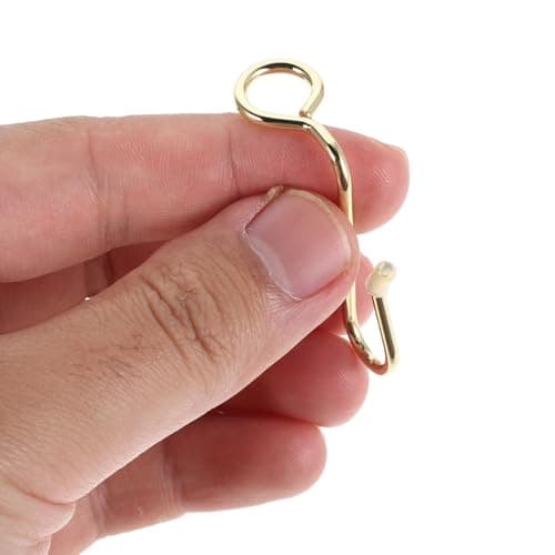 36pcs Mini Metal Hanger Connector Hook for Closet Organisation, Gold — view 4