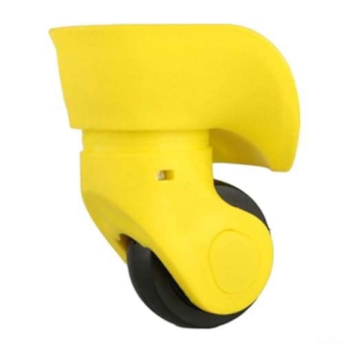 1 Pair Suitcase Replacement Wheels,Spare Spinner Wheel For Suitcase Repair,Trolley Suitcase Rotating Wheel(Yellow L)