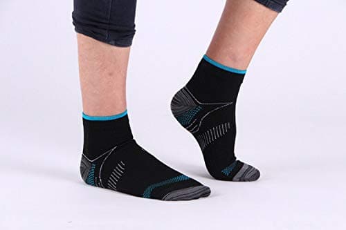 JOHNDA 6 Pairs Compression Socks for Men and Women, Plantar Fasciitis Arch Support Foot Relieve Pain Supports Heel — view 5