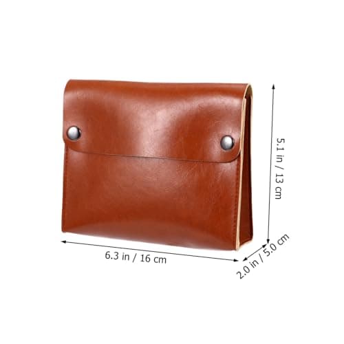 HOMSFOU Power Adapter Storage Bag for Charger Organizer Compatible with Air Pro Portable Carrying Case for Travel Use Brown — view 4