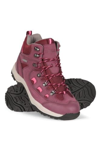 Mountain Warehouse Adventurer Womens Waterproof Boots Burgundy 7