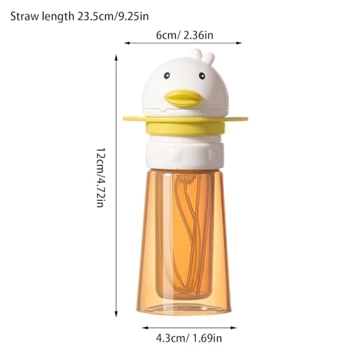 WEITING Water Bottle Lids for Kids - Water Bottle Straw Lid - Duck Top Adapter for Boys Girls Daily Hydration School Hiking Travel Picnics Outdoor Activities — view 6