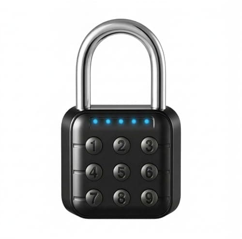 6 Digit Combination Padlock, IP55 Waterproof Gym Locker Padlock
