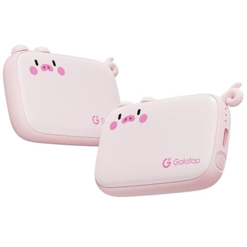 Gaiatop Reusable Hand Warmers Rechargeable 2 Pack 1.6 cm Ultra-Slim Warmers