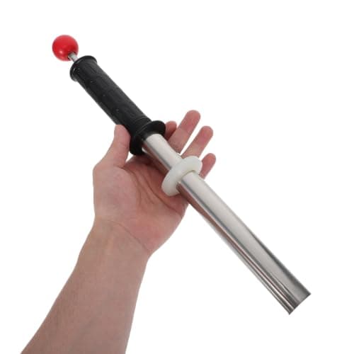 Beavorty Magnetic Puller Retractable Tool for Collecting Debris and Metal Shavings with Release Handle 2pcs Black Plastic Sleeve Magnet for Automotive and Production Line Cleanup — view 4