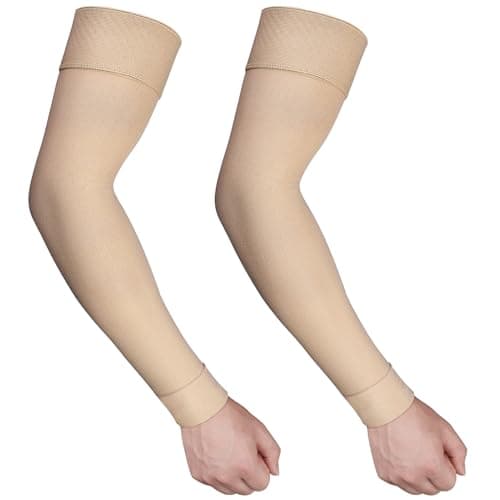 Ailaka 20-30 mmHg Compression Arm Sleeve for Men Women, Graduated Support
