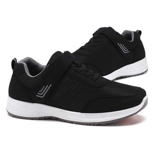 Memory Foam Trainers Hiking Trainers Walking Shoes Fall 2024 New Running Shoes Travel Soft Bottom Men Women with The Same Sports Orthopedic Tennis Non Gym Trainer Womens Dark Gray 6