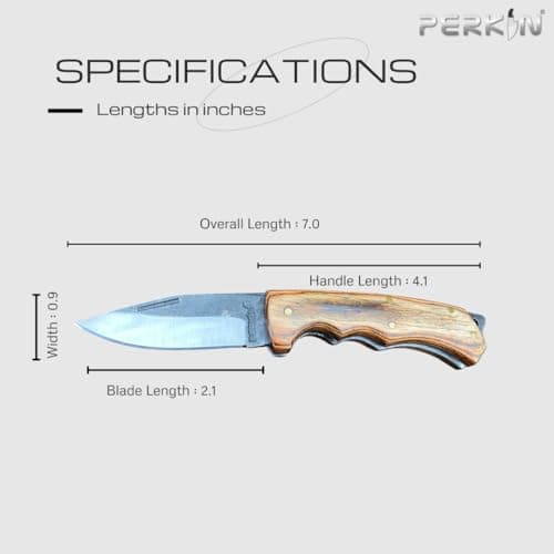 Perkin Pocket Knife Legal To Carry - TN400 — view 5