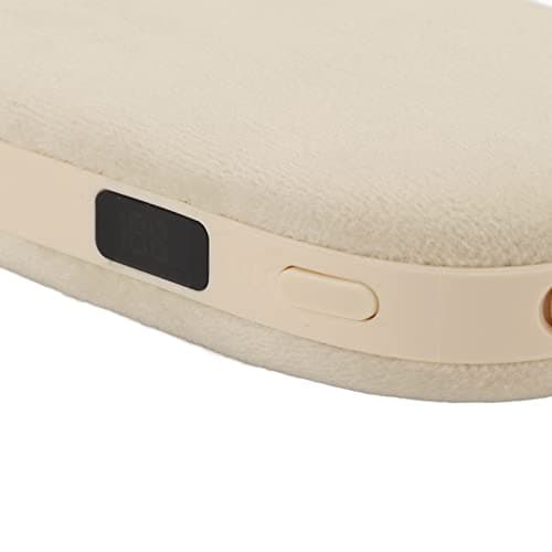 Hand Warmer Power Bank 10000mAh Efficient Heating Portable Electric Digital Display Hand Warmer for Travel (Khaki) — view 4