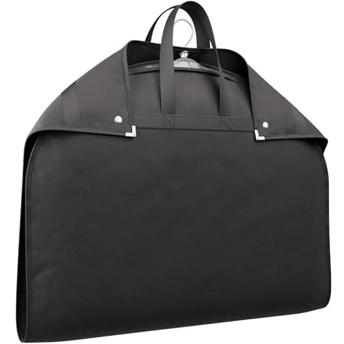 HANGERWORLD 40 Inch Black Breathable Suit Cover Carrier Protector Travel Bag with Handles — view 2