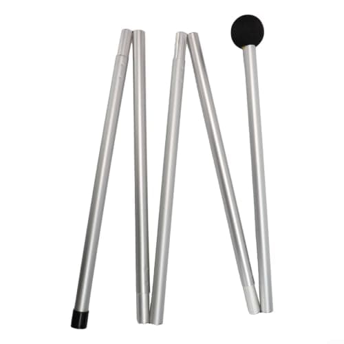 Evenoonest Foldable Beach Canopy Pole, Aluminum Shelter Tarp Stand