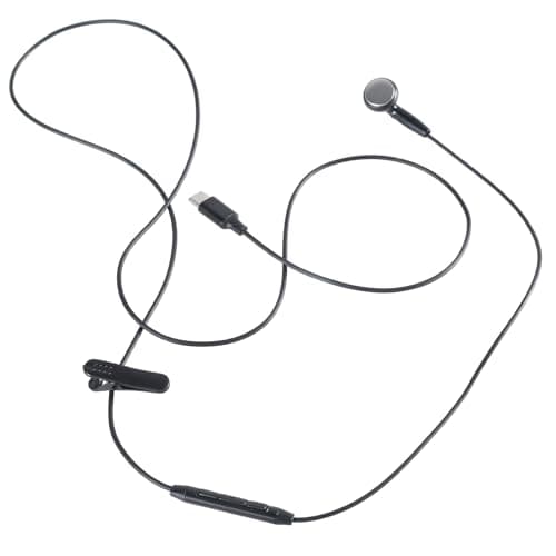 ljhnba USB Type C Earplugs Single Side Earphones for Travel Running