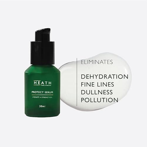 Heath Men’s Hydrating Serum 30ml, Hydrate and Strengthen, Daily Protection, Eliminates Dehydration, Fine Lines, Dullness and Pollution, Gift For Him, Travel Size, Vegan Friendly — view 3