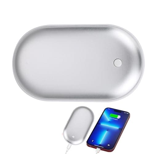 Samuliy Heated Hand Warmer - Multifunctional Pocket Heater Battery Pack For Winter,Portable USB Hand Warmer With Nightlight For Traveling, Home, Working