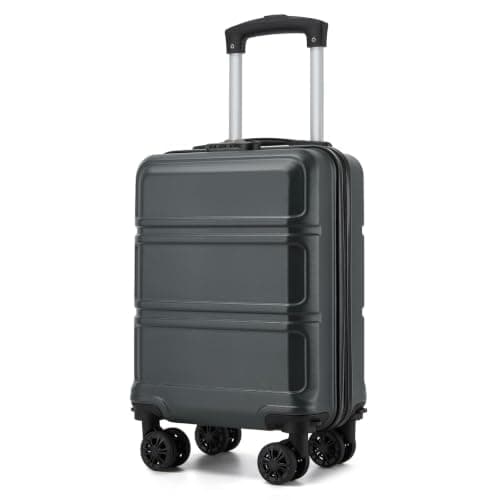 Kono Cabin Suitcase 40x30x20cm 15" ABS+PC Hard Shell Luggage for Ryanair