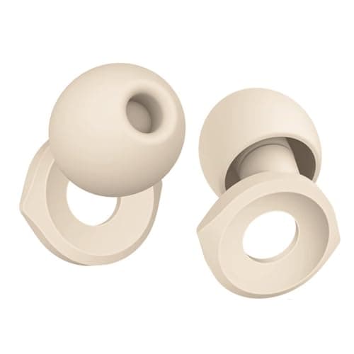 Noise Cancelling Silicone Ear Plugs for Sleeping & Focus – Reusable Silicone Ear Plugs for Noise Sensitivity, Study, Travel & Relaxation | 33dB Noise Reduction Hearing Protection Earplugs