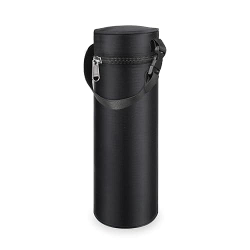 Jedebartey Water Bottle Carrier Bag, Baby Milk Bottle Warmer Pouch, Insulated Water Flask Holder Cover with Portable Rope for Picnic Drinks Wine