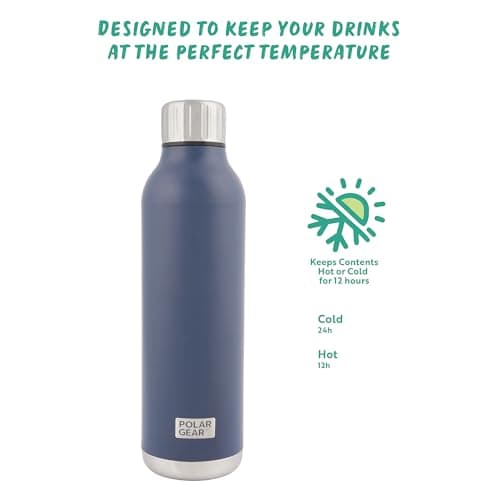 Polar Gear 500ml Metal Water Bottle - Insulated Water Bottles Leakproof — view 3