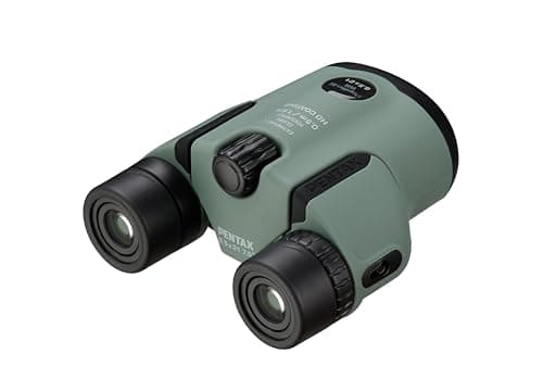 Pentax Papilio III Binoculars, 6.5 x 21 Weather Resistant, Olive, Focus 50 cm, Splash Resistant, Museum, Outdoor, Nature, Live Sports, HD Processing — view 3