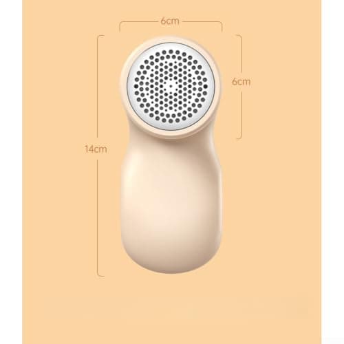 USB Charged Lint Shaver Ergonomic Handle Design(Beige) — view 3
