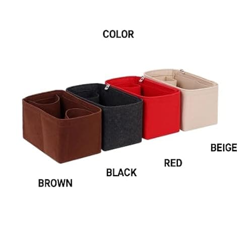 LinerLink Bag Organizer for Mulberry Oversized Alexa Bag (37L x 32H x 17D cm) (Brown, Style C) — view 4