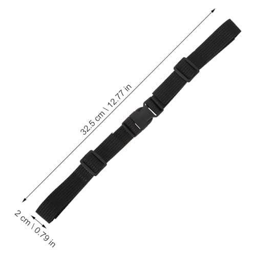 4pcs Black Luggage Tie down Straps Quick Release Buckle — view 2