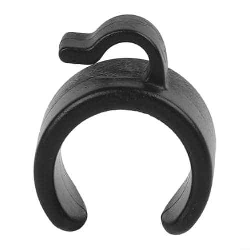Black ABS Mic Cable Clips 3.3cm Tripod Mount Holder — view 2
