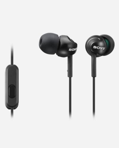 Sony MDREX110APB.CE7 Deep Bass Earphones with Smartphone Control and Mic - Metallic Black — view 3