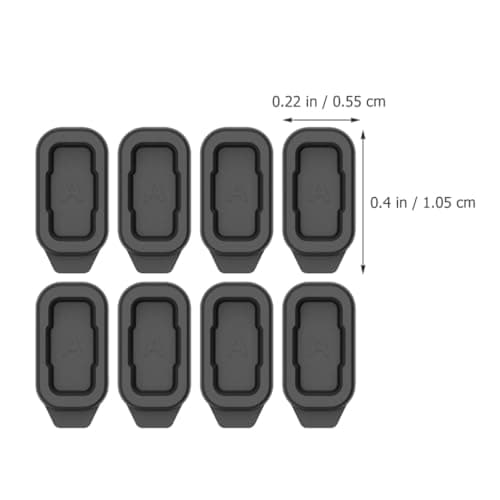 Healeved Watch Charger Port Silicone Dust Covers 8 Pack Compatible with Coros Pace Smartwatch for Sports and Travel — view 2