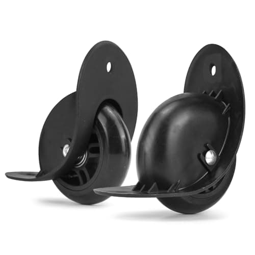 Volein 1 Pair Suitcase Wheels Replacement Luggage Wheels for Repairing Damaged Suitcase Compartment wheels(VD019)