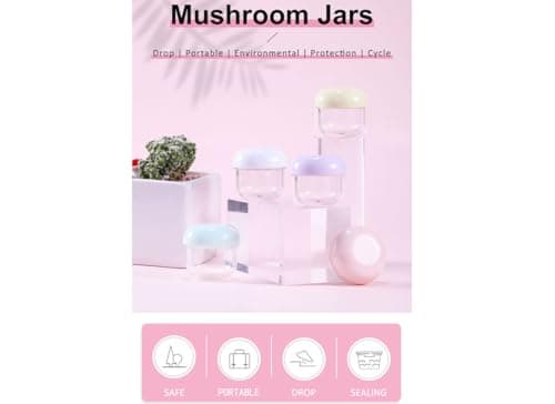 Sprigold 5 pcs Travel Jars Containers Bottle with Lid for Cosmetic Makeup Face Body Hand Cream (5, Travel Jar 0.7oz/20ml) — view 2