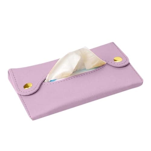 Generico Tissue Box Door - PU Leather Pocket Cover, Universal Paper Towel Cover, DIY Design | Compact Fabric Organizer for Car — view 6