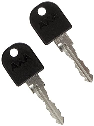 AXA Bosch 3 Intube Battery Pack Lock - Black, N/A — view 4