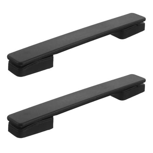 2pcs Travel Suitcase Handle Replacement Plastic Black Grip for Repair