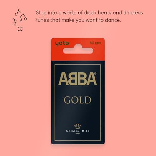 Yoto ABBA Gold - Kids Audio Card for Use with Player & Mini All–in–1 Audio Player, Screen–Free Listening with Fun Festive Music for Playtime Travel & Holiday Parties, All Ages — view 2