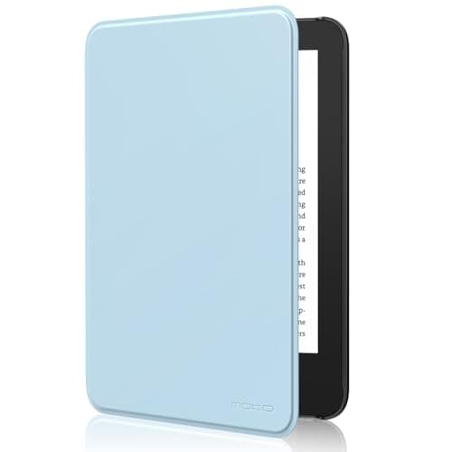 MoKo Case for 6" Amazon Kindle Basic 11th Gen 2024/2022, Sky Blue