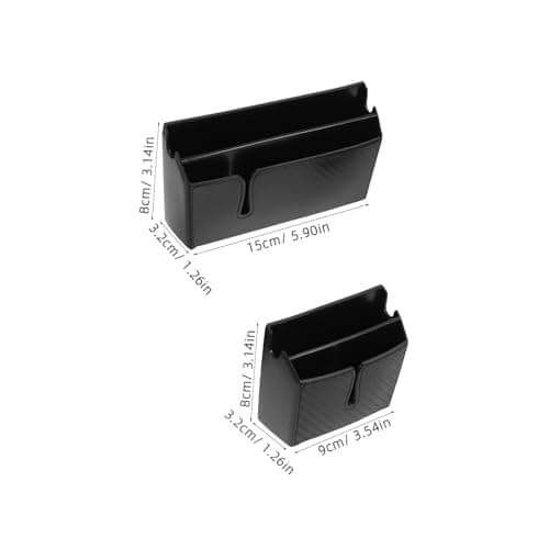 2 Pcs Car Dashboard Organizer Pvc Storage Box for Cards and Accessories — view 2