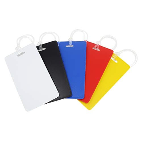Specialist ID 5 Pack Of Slim And Sturdy Backpack/Luggage Id Bag Tags With Worm Loops One Size Assorted Colors — view 2