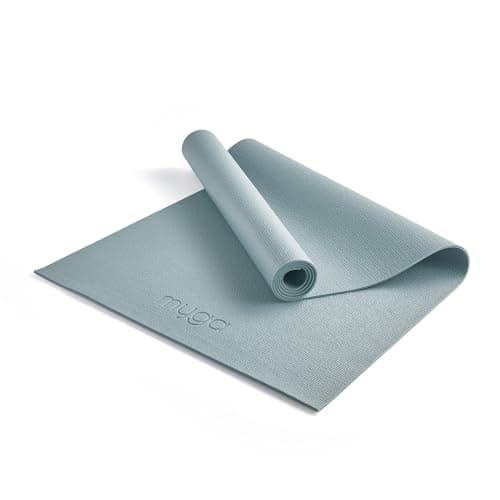 Myga Yoga Mat with Carry Strap – Non-Slip, Lightweight & Durable Exercise Mat for Yoga, Pilates & Fitness – Sweat-Resistant & Easy to Clean – 173cm x 61cm x 4mm – Teal