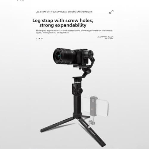 Lightweight Travel Tripod 18cm Folded Aluminum — view 2