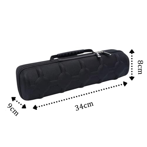 URCHUZE 5 Slots Watch Case for Men,Watch Travel Case,Hard portable Watch Roll Travel Case - Storage Organizer and Display fit large &small watches — view 2
