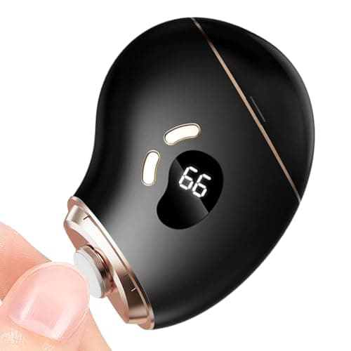 Electric Nail Grinder Rechargeable Automatic with Clip Storage