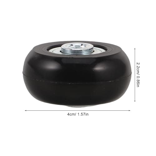 HEALEEP Pu Silent Replacement Wheels for Suitcase and Luggage with Ball Bearing, Low Noise Swivel Luggage Wheels Replacement Set for Airports and Travel Use — view 2