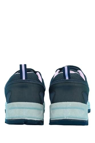 Truflex Ladies Wide EE Fit Hiker Shoe with Touch Fasten Strap, Cushioned Ankle Collar and Sturdy Outdoor Sole, Adjustable Comfort Walking Shoe Navy — view 5