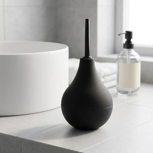 224 mL Silicone Enema Kit Bulb, Douche Squeeze Bottle for Home Use, Ergonomic Easy-Press Design for Gentle Cleansing, Compact for Travel and Bathroom Storage — view 5
