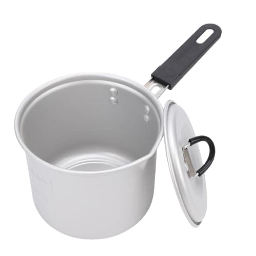 Kikumi Folding Camping Pot 770ml Lightweight Aluminum Cookware with Lid — view 3