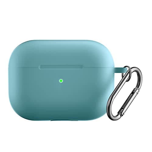 Soft Silicone Protective Cover for Pro 2 Wireless Charging Headphone Accessories with -Lost Strap & Plug (Mint Green, One Size)