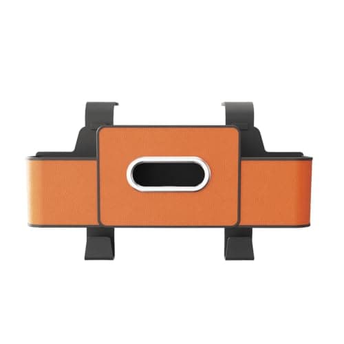 AMSLSIU Car Headrest Safe Box Car Organizer For Travel,orange