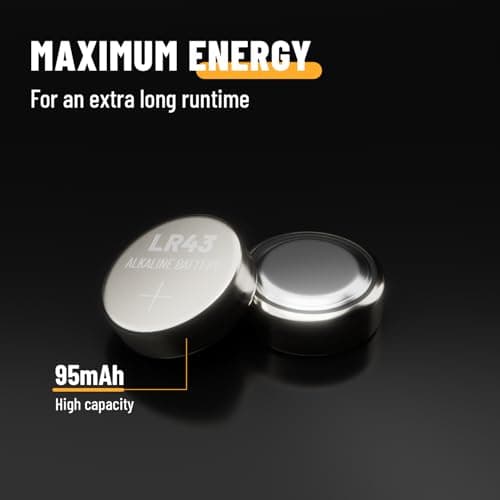 ABSINA AG12 LR43 batteries 1.5V Alkaline leakproof & long-lasting — view 3
